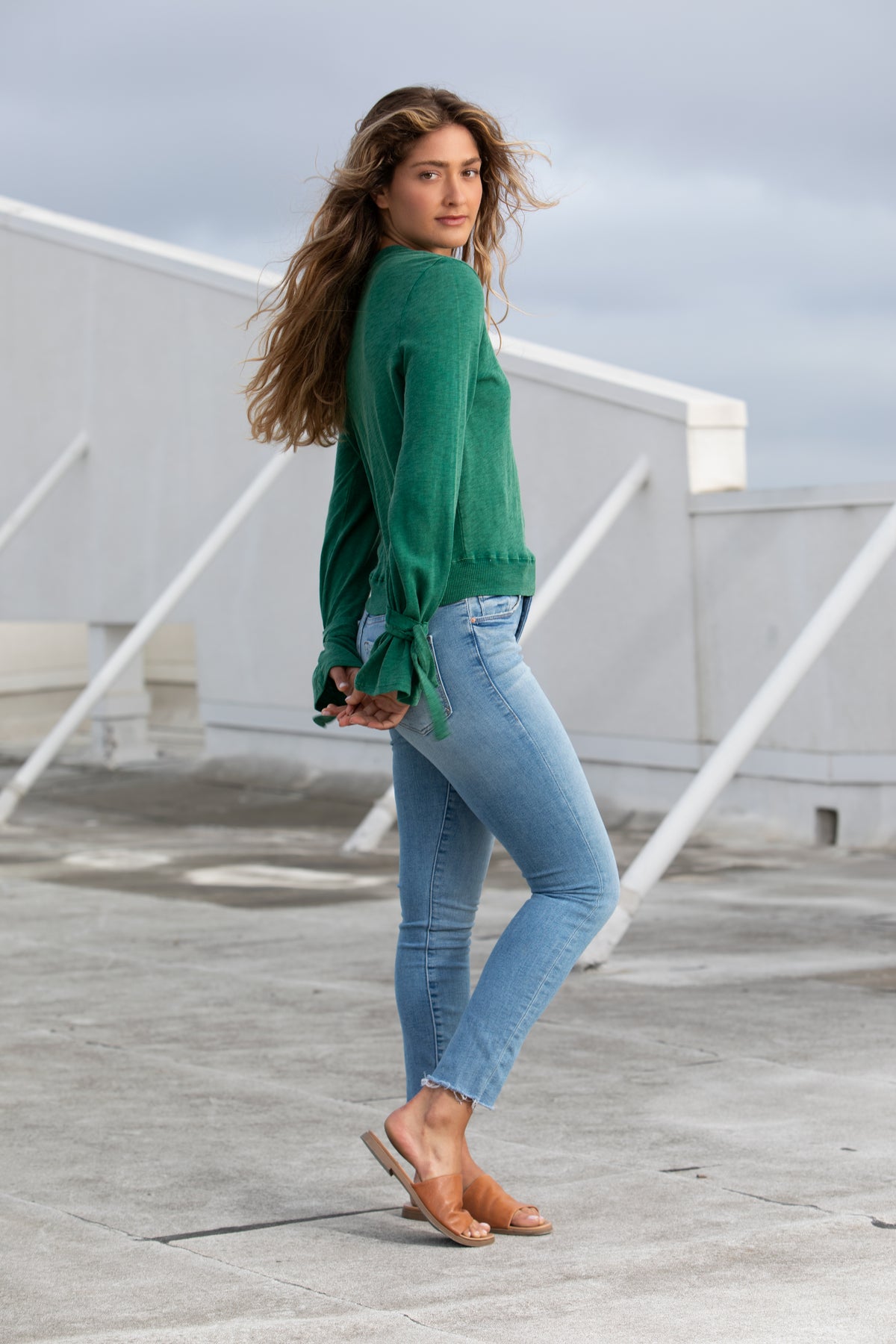OPEN SLEEVE L/S