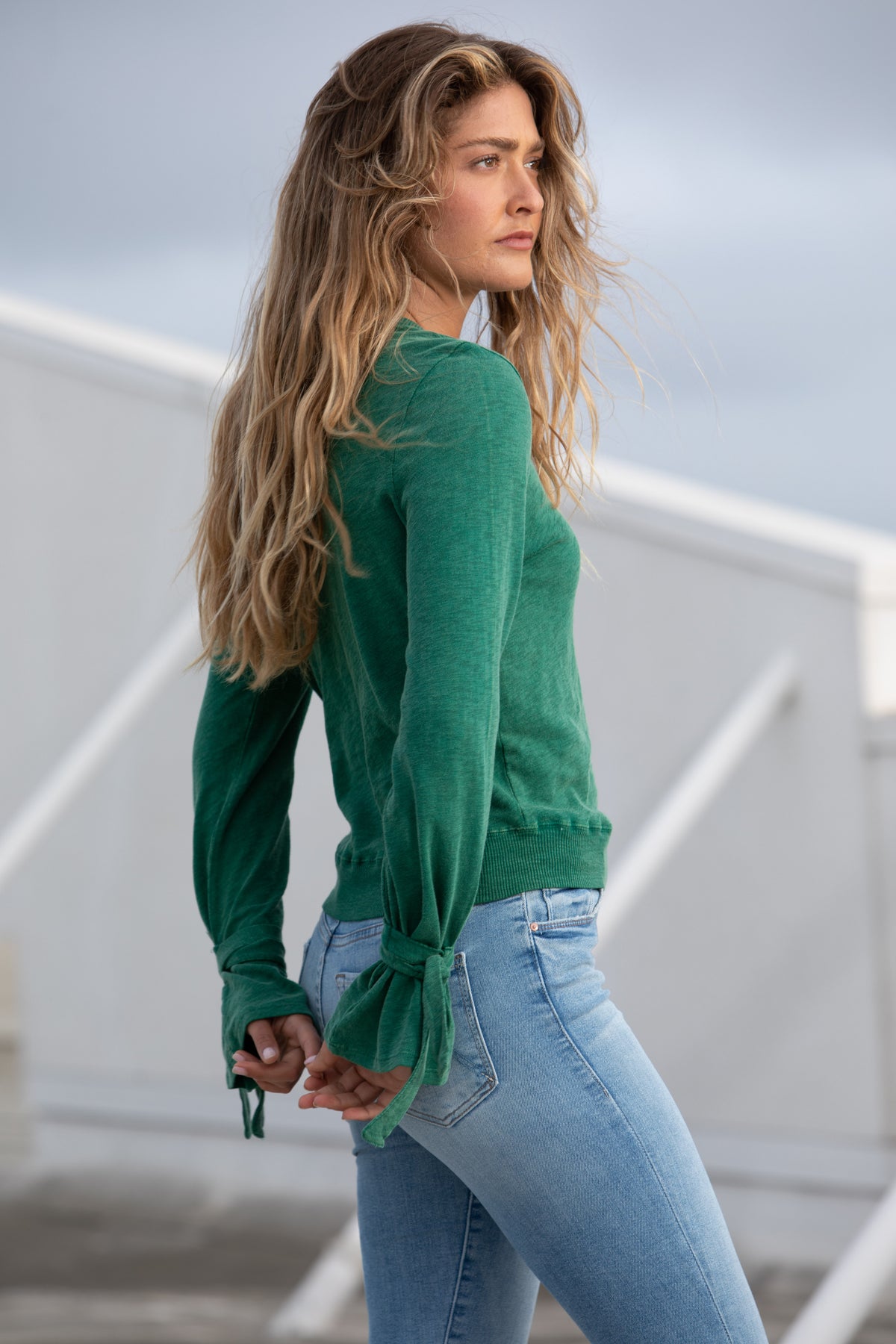OPEN SLEEVE L/S