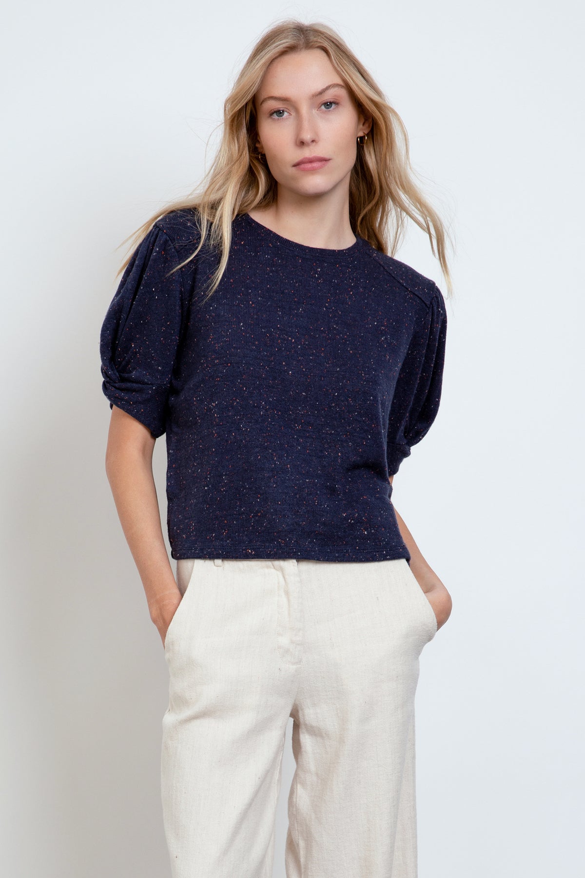 S/S KNOTTED TOP