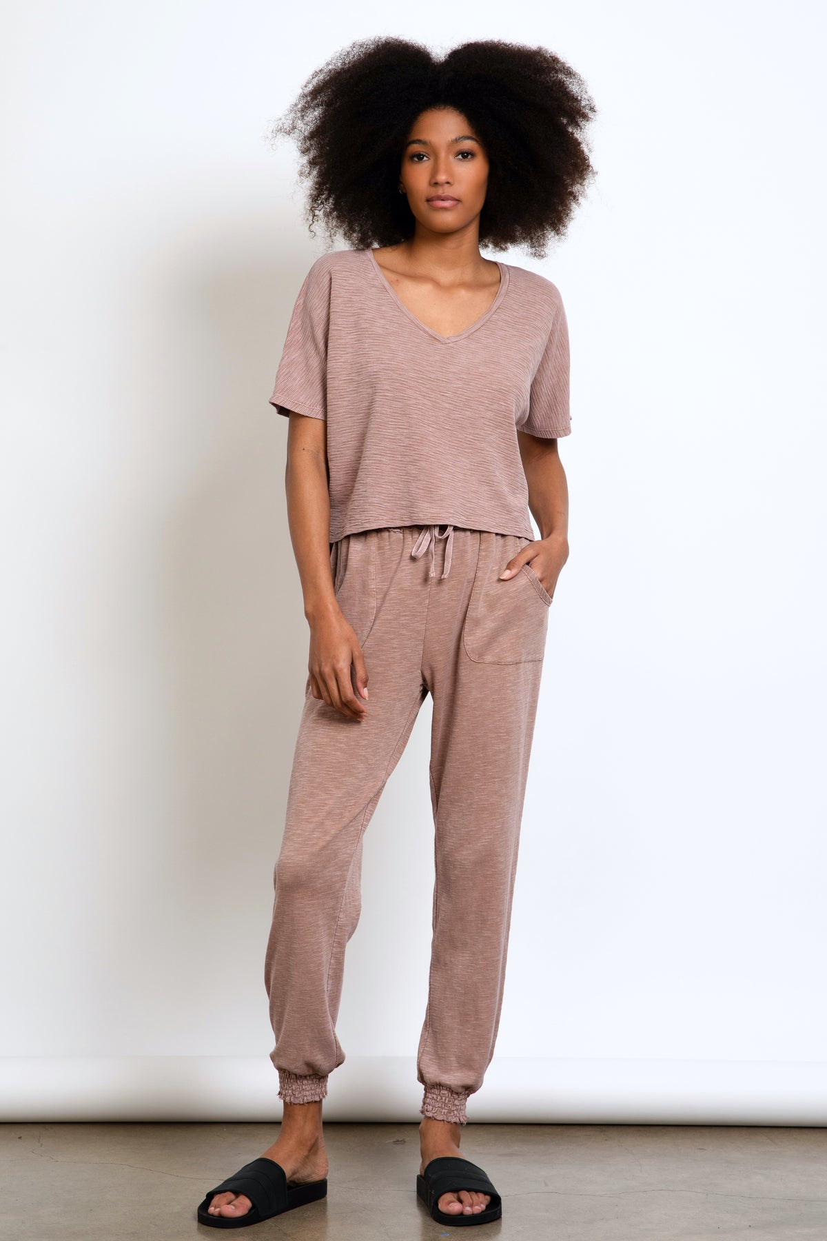 V NECK S/S